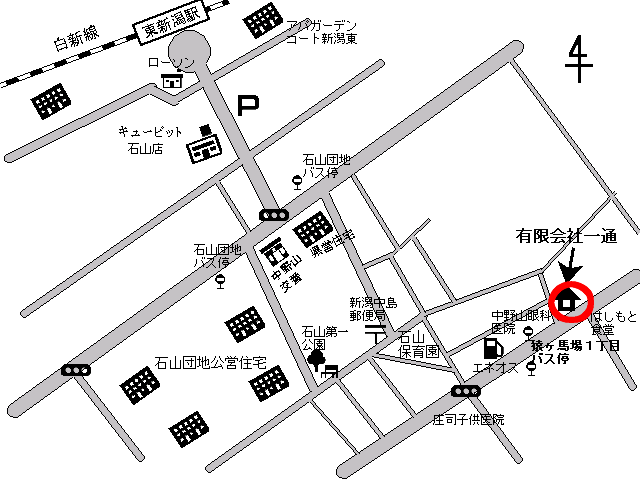 新潟市アパートマンション賃貸情報一通案内地図２